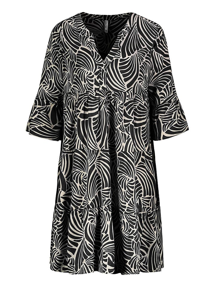 Sublevel Sukienka w kolorze czarno-białym rozmiar: L