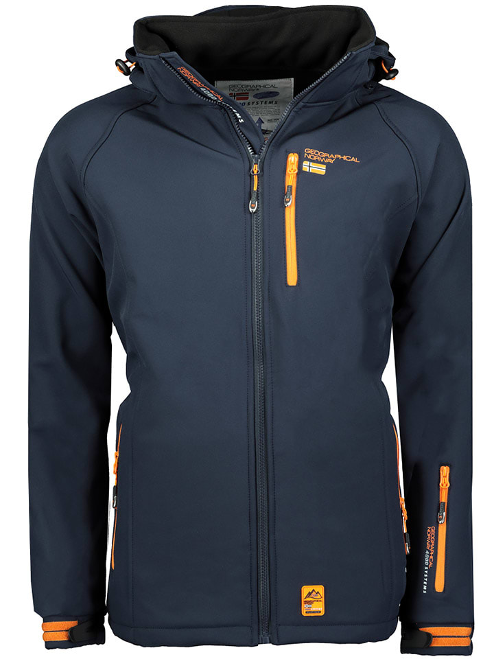 Geographical Norway Kurtka softshellowa "Ritchone" w kolorze granatowym rozmiar: L