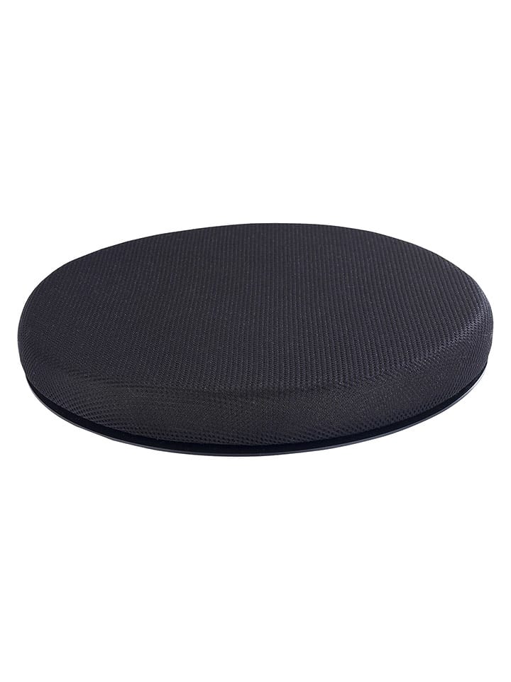 Wenko Poduszka obrotowa w kolorze czarno-białym - Ø 38,5 cm rozmiar: onesize