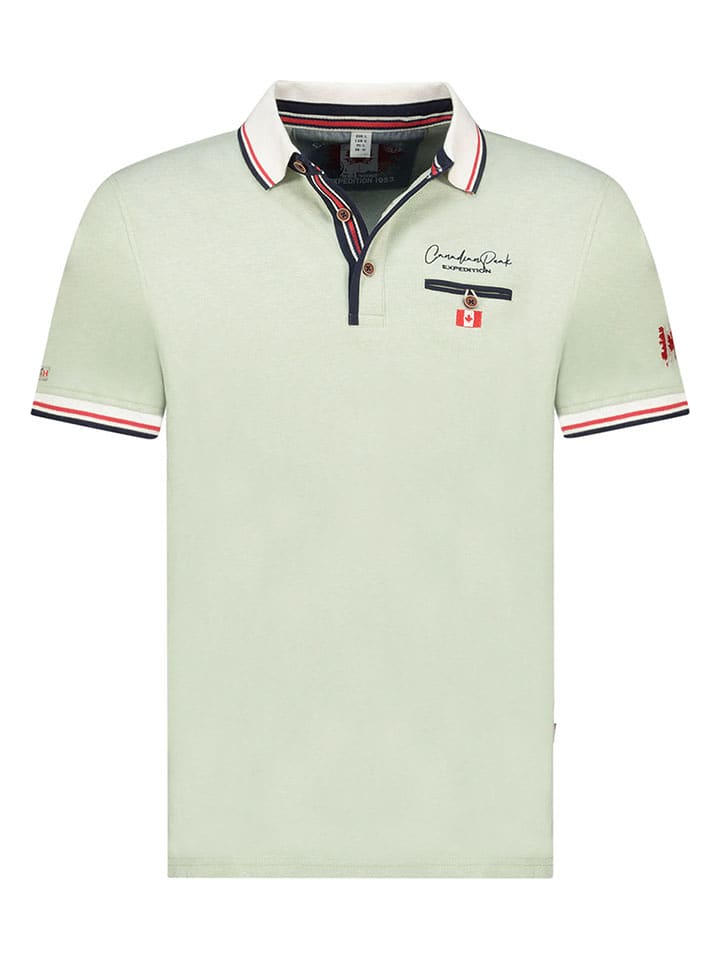 Canadian Peak Koszulka polo "Kblendeak" w kolorze zielonym rozmiar: S