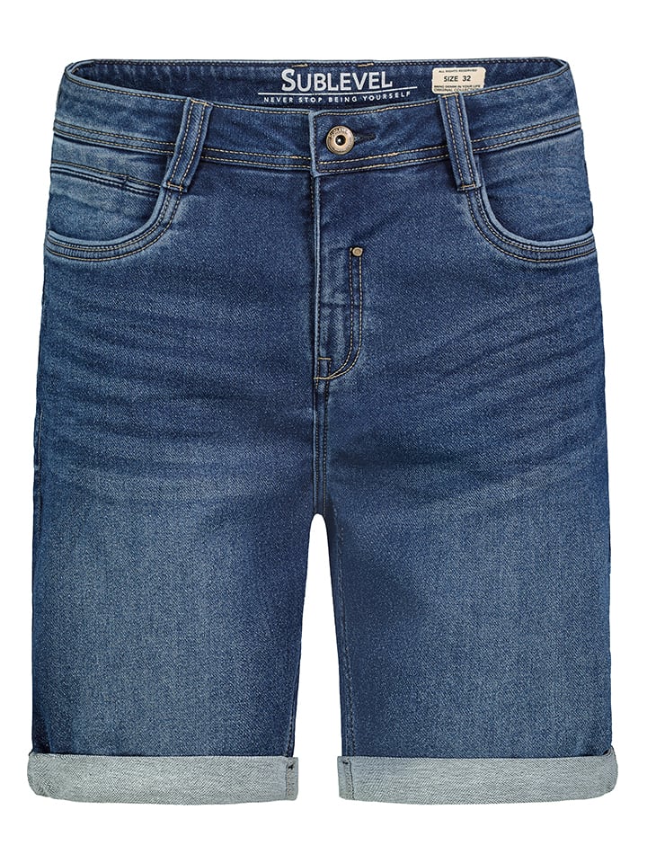 Sublevel Szorty dżinsowe w kolorze niebieskim rozmiar: W34