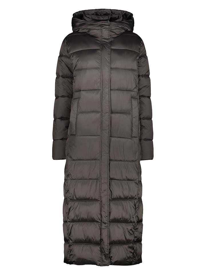 CMP Płaszcz pikowany w kolorze antracytowym rozmiar: 40