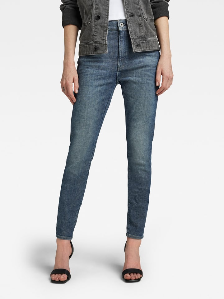 G-Star Dżinsy - Skinny fit - w kolorze niebieskim rozmiar: W25/L30