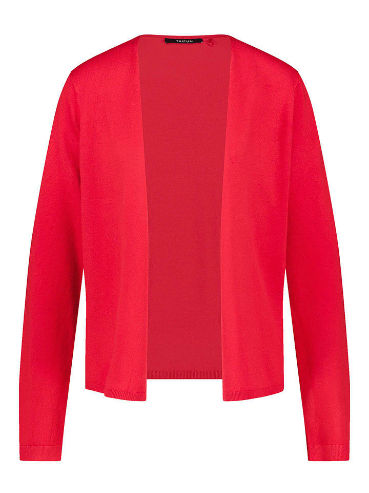 TAIFUN Kardigan w kolorze czerwonym rozmiar: 40