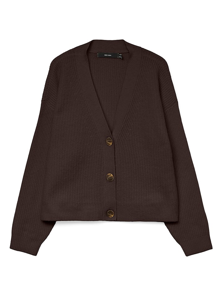 Vero Moda Kardigan w kolorze ciemnobrązowym rozmiar: XL