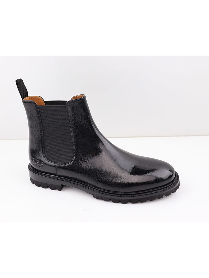 MELVIN & HAMILTON Skórzane sztyblety "Regine 8" w kolorze czarnym rozmiar: 39