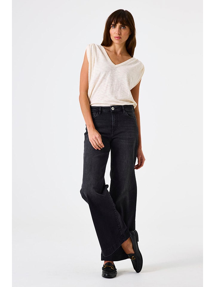 Garcia Koszulka w kolorze beżowym rozmiar: M