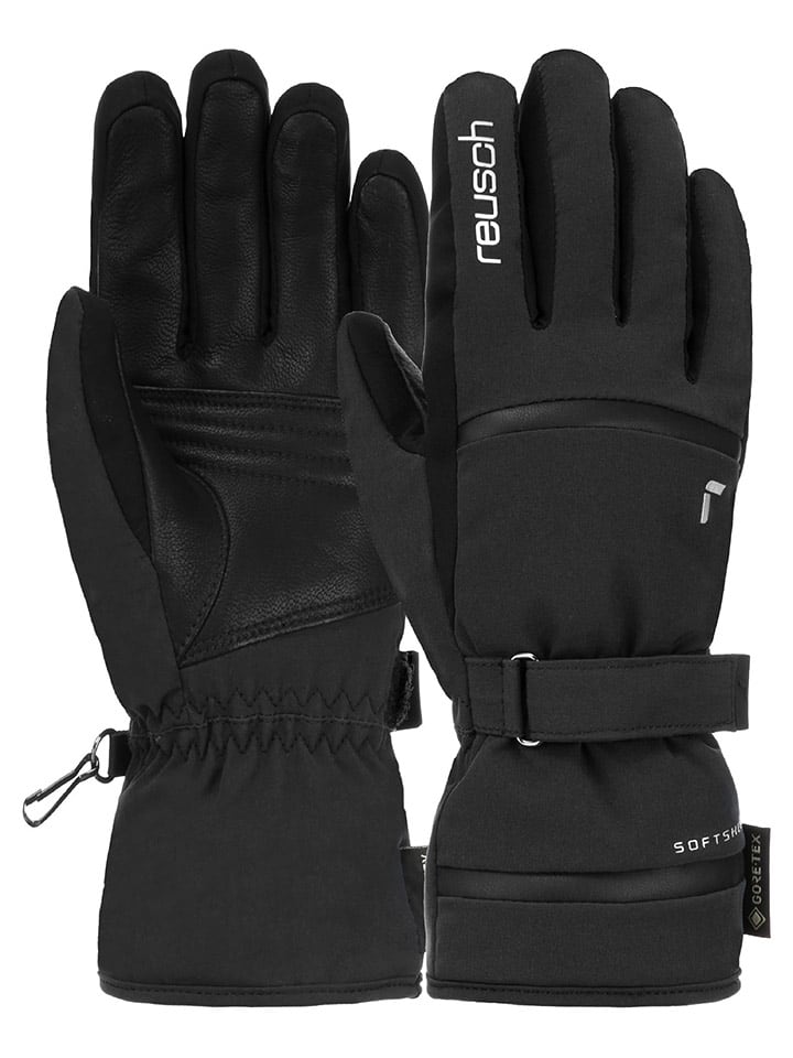 Reusch Rękawiczki funkcyjne "Alessia" w kolorze czarnym rozmiar: 6,5