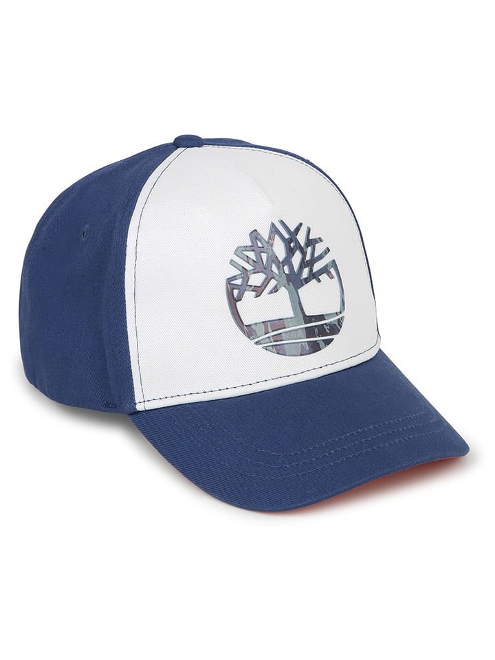 Timberland Czapka w kolorze biało-granatowym rozmiar: 58 cm