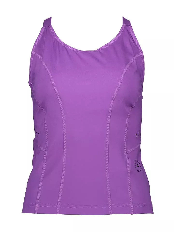 adidas Top sportowy w kolorze fioletowym rozmiar: S