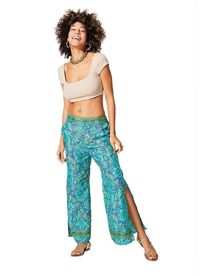 Ipanima Spodnie w kolorze turkusowym rozmiar: 38/40