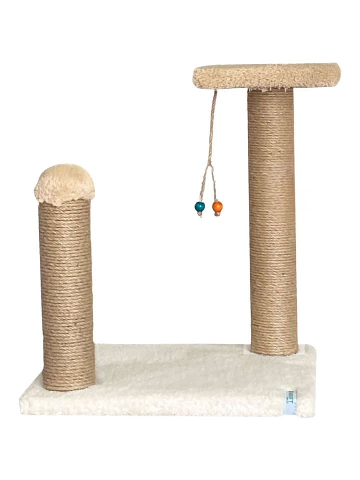 Paws&Whiskers Drapak w kolorze beżowym dla kota - 35 x 44 x 28 cm rozmiar: onesize