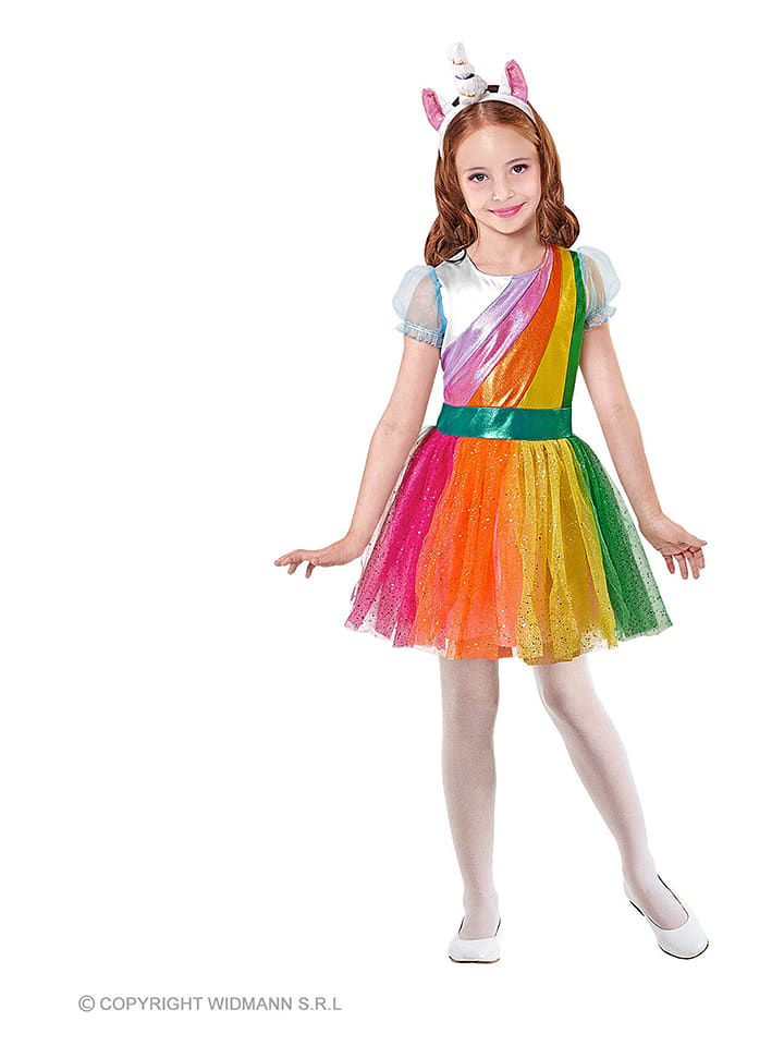 Carnival Party 2-częściowy kostium "Einhorn" ze wzorem rozmiar: 116