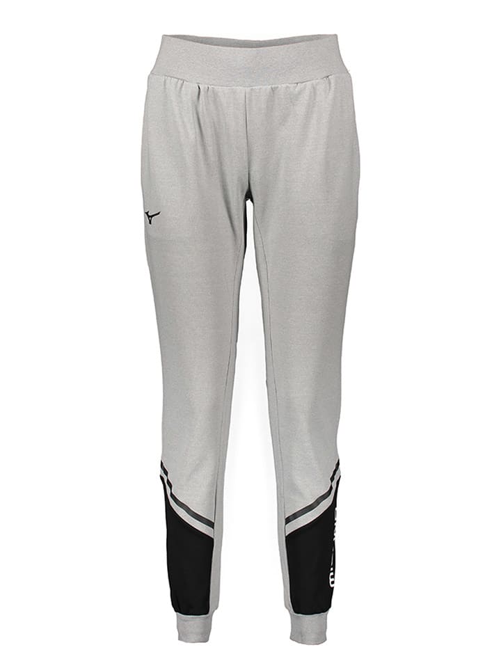 Mizuno Spodnie dresowe w kolorze szaro-czarnym rozmiar: S