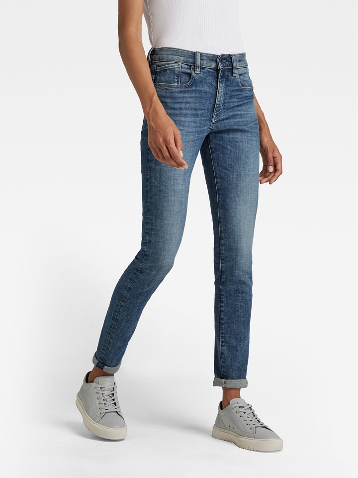 G-Star Dżinsy - Skinny fit - w kolorze niebieskim rozmiar: W29/L34