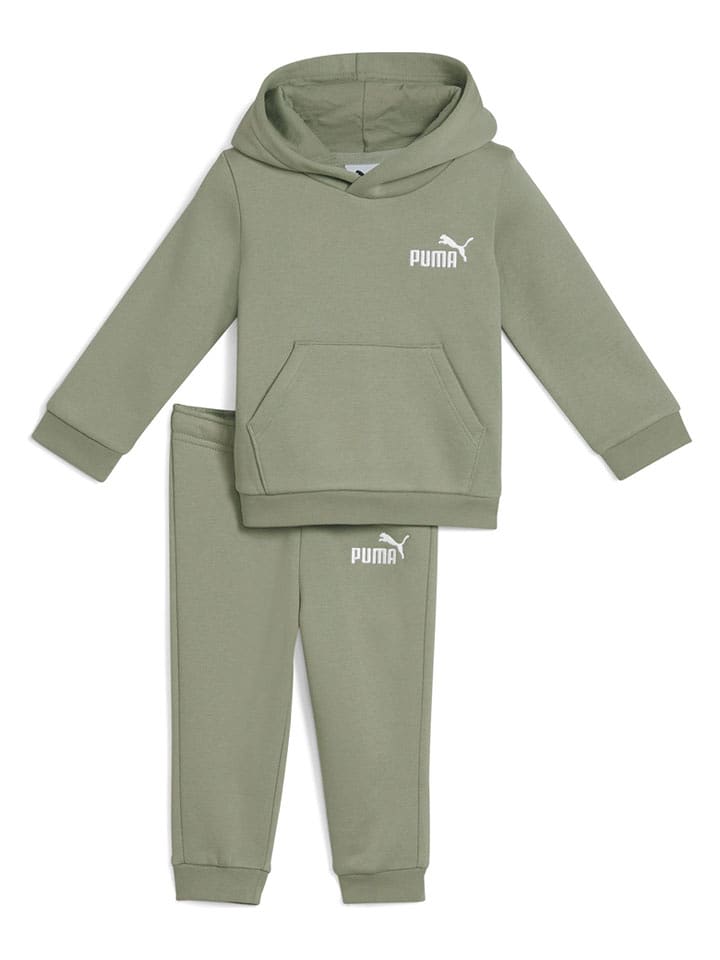 Puma Strój joggingowy w kolorze oliwkowym rozmiar: 68