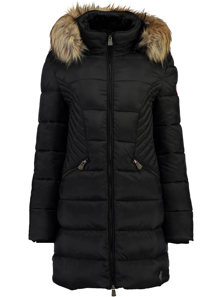 Canadian Peak Płaszcz zimowy "Akapeak" w kolorze czarnym rozmiar: 164