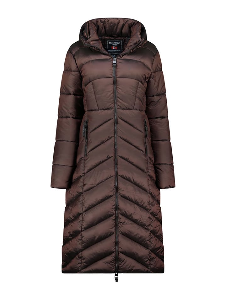 Canadian Peak Płaszcz pikowany "Blancheak" w kolorze brązowym rozmiar: 3XL
