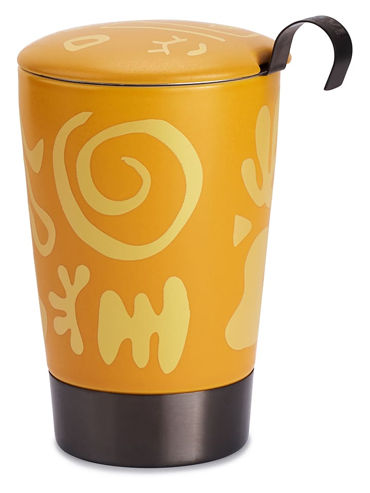 Eigenart Kubek "Teaeve - Opera" w kolorze żółtym do herbaty - 350 ml rozmiar: onesize