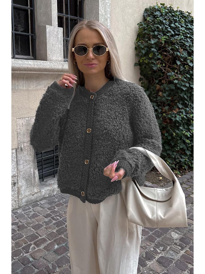 MADMEXT Kardigan w kolorze szarym rozmiar: M