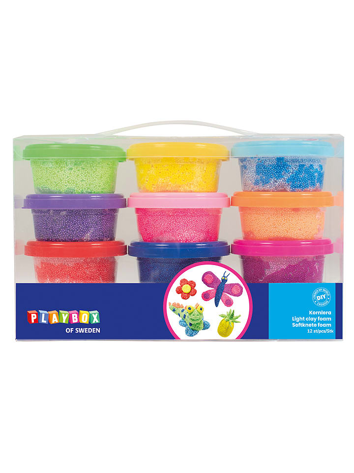 Playbox Plastelina (12 szt.) w różnych kolorach - 5+ rozmiar: onesize