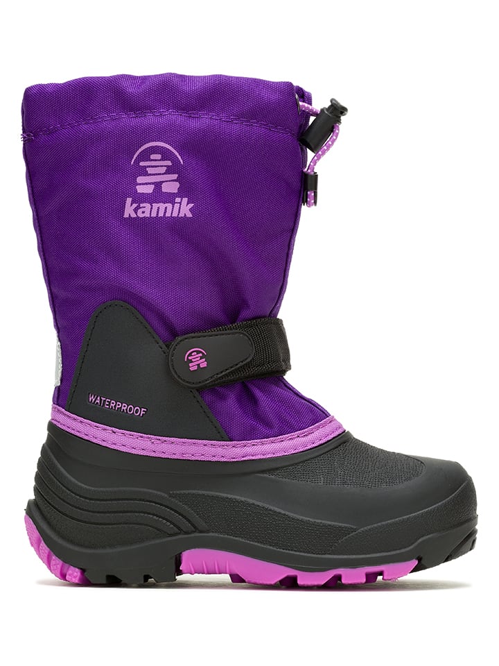 Kamik Kozaki zimowe "Waterbug 5" w kolorze fioletowym rozmiar: 35