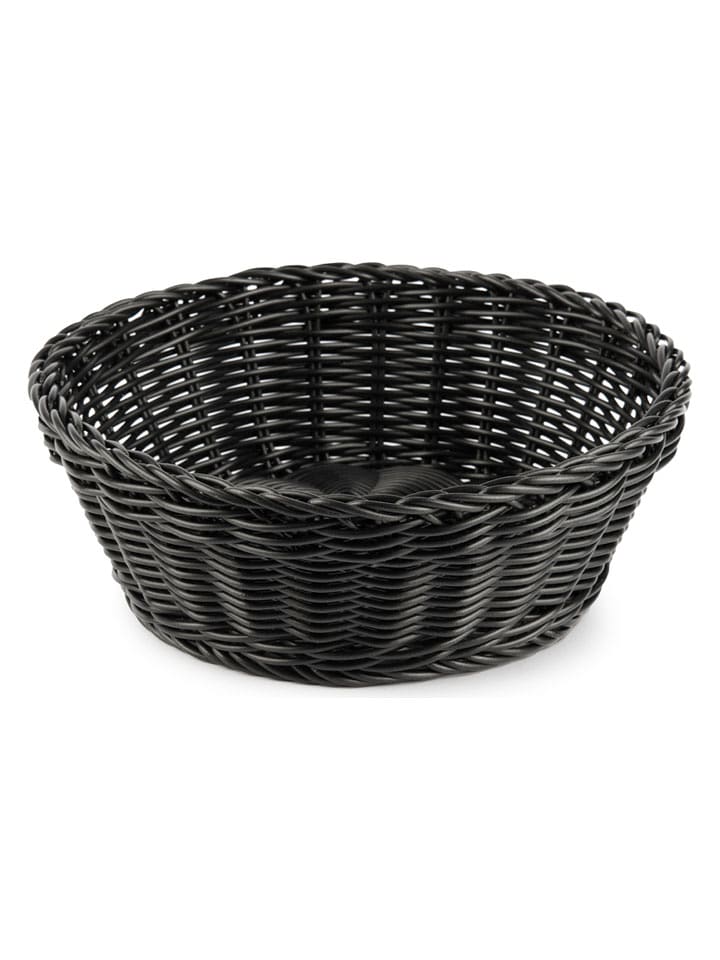 Trendy Kitchen by EXCÉLSA Koszyk "Intrecci" w kolorze czarnym - Ø 20 cm rozmiar: onesize