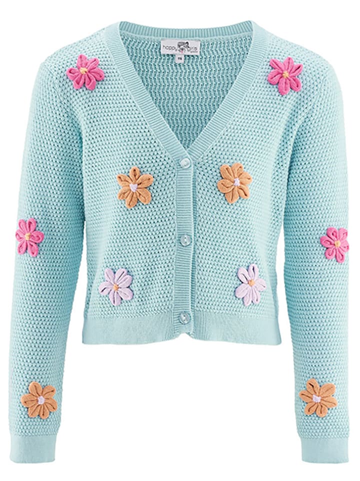 happy girls by Eisend Kardigan w kolorze błękitnym rozmiar: 104