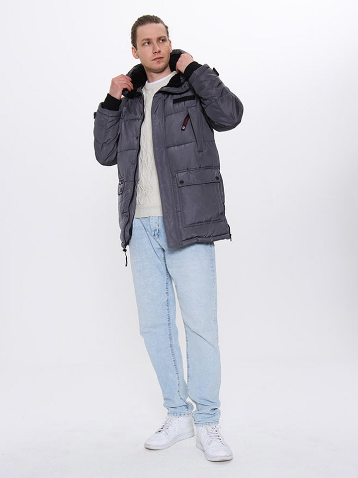 CANADA weather gear Kurtka zimowa w kolorze szarym rozmiar: XL