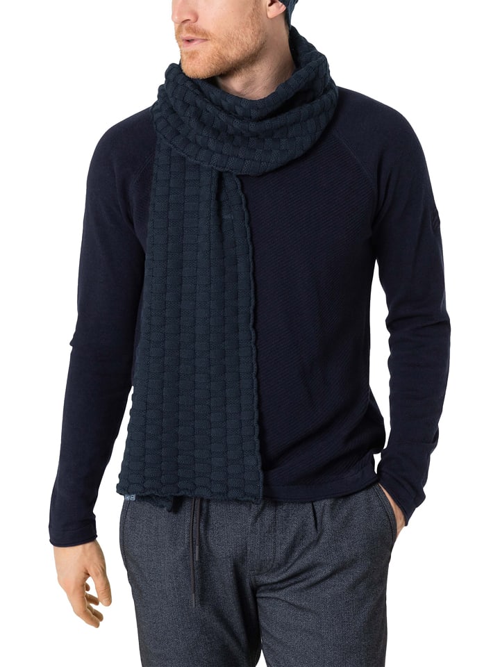 Timezone Szal w kolorze granatowym rozmiar: onesize