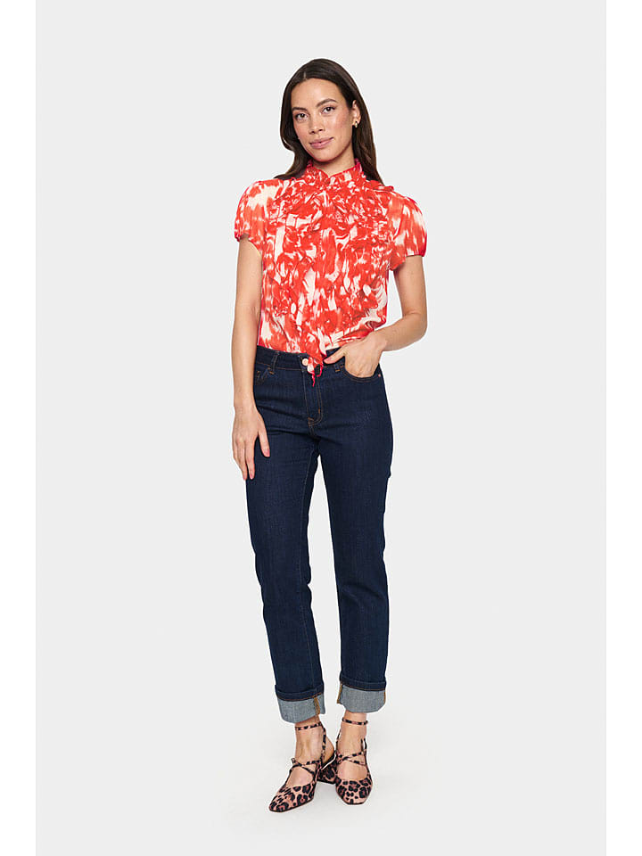 SAINT TROPEZ Bluzka w kolorze czerwonym rozmiar: XL