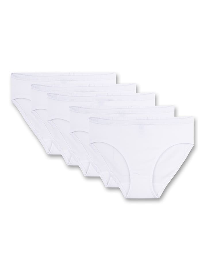 Sanetta Majtki (5 par) w kolorze białym rozmiar: 128