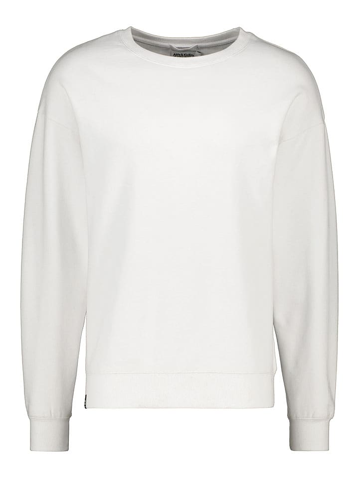 alife and kickin Sweter "LucAK" w kolorze białym rozmiar: S