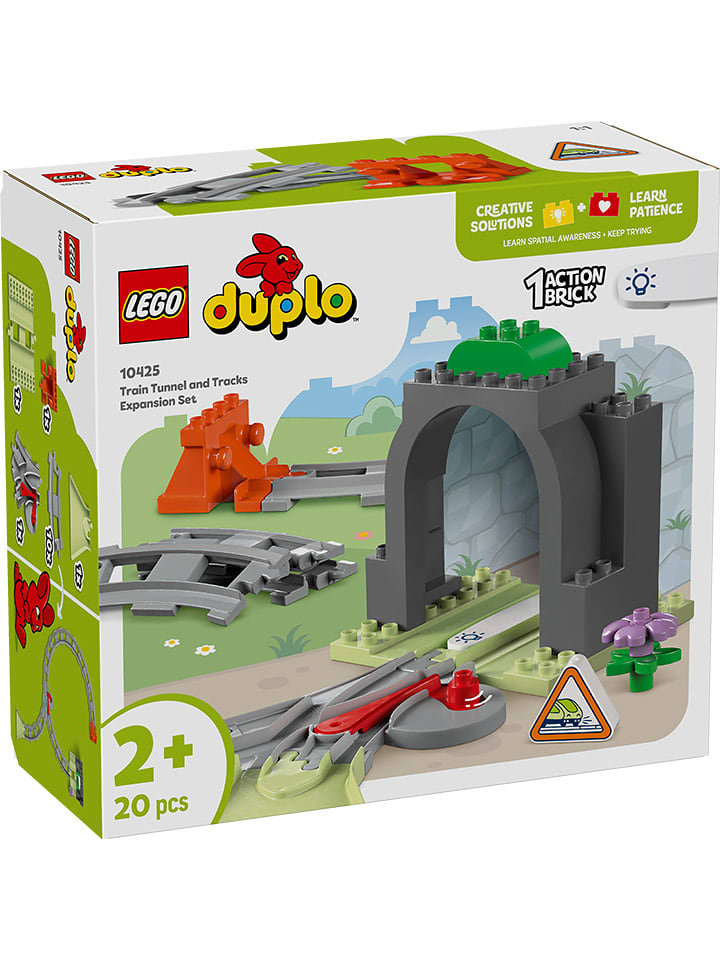 LEGO LEGO® DUPLO®: Town railway tunnel and tracks - 2+ rozmiar: onesize