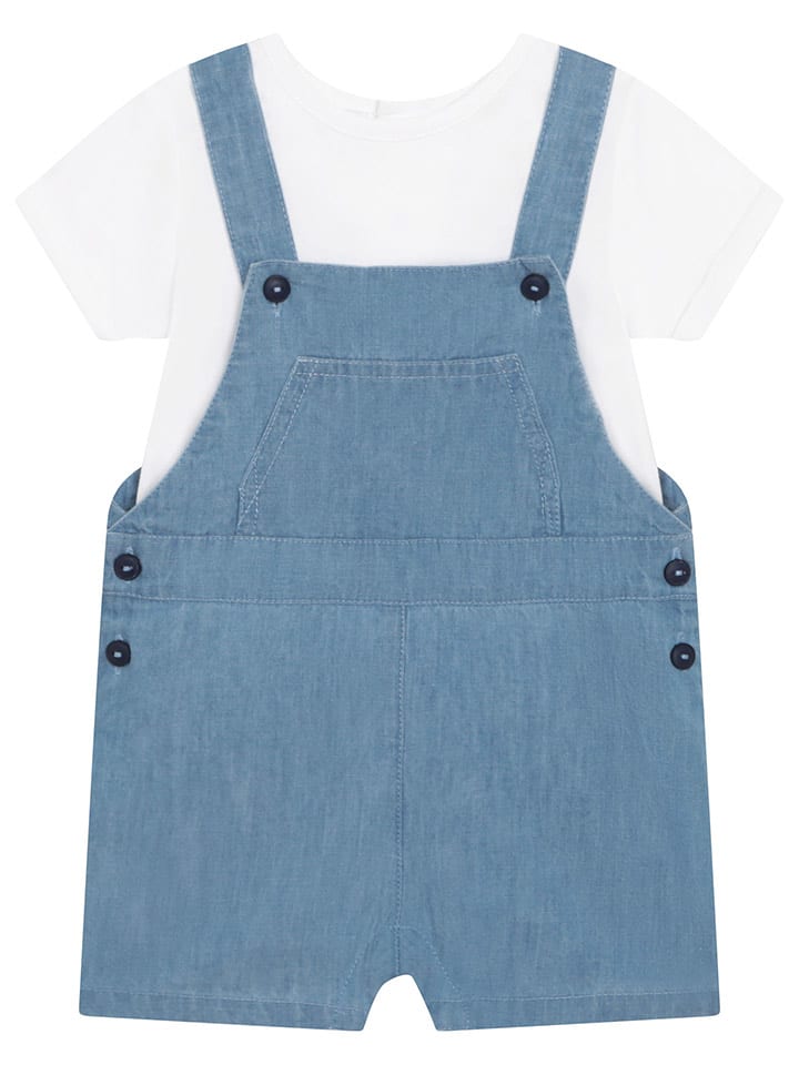 Carrément beau 2-częściowy zestaw w kolorze biało-niebieskim rozmiar: 62