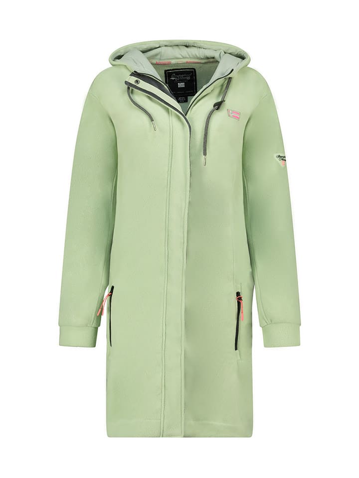 Geographical Norway Płaszcz polarowy "Timothe" w kolorze miętowym rozmiar: XXL