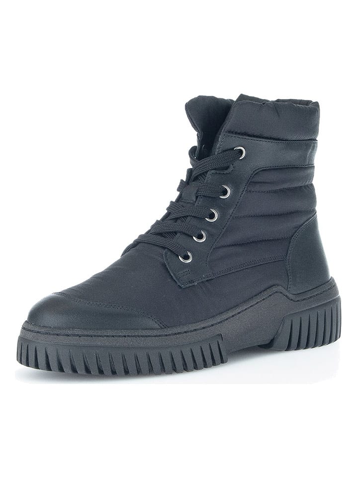 Gabor Skórzane botki w kolorze czarnym rozmiar: 38,5