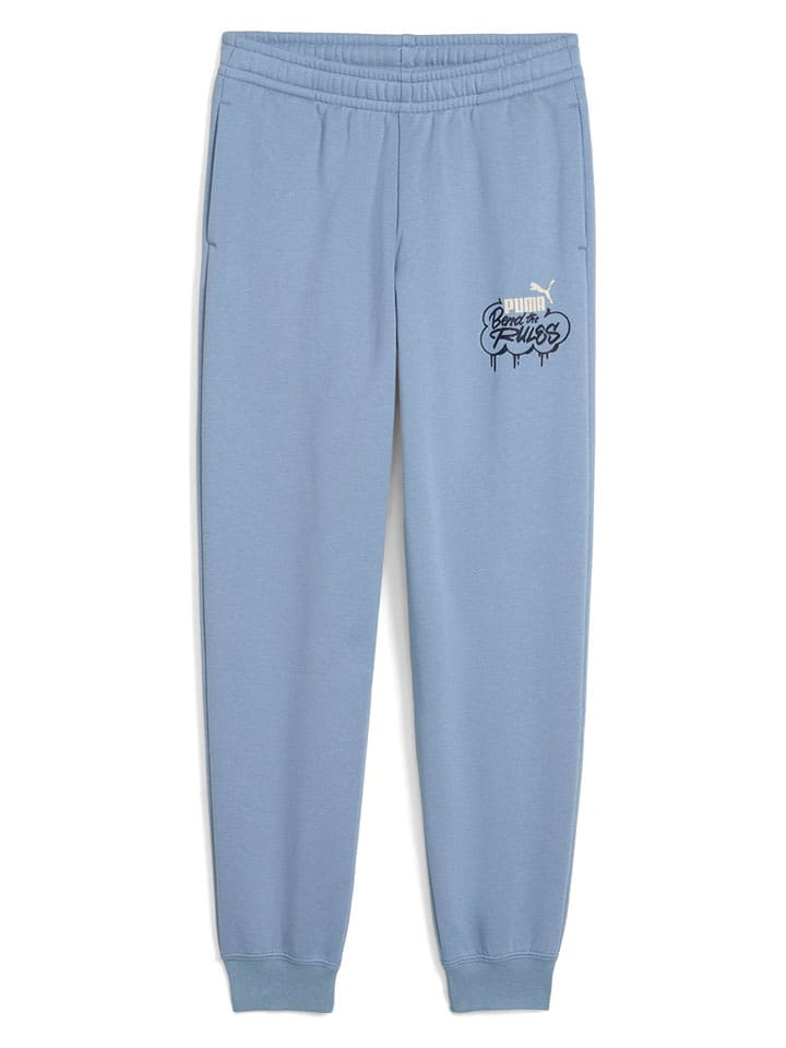 Puma Spodnie dresowe w kolorze błękitnym rozmiar: 152