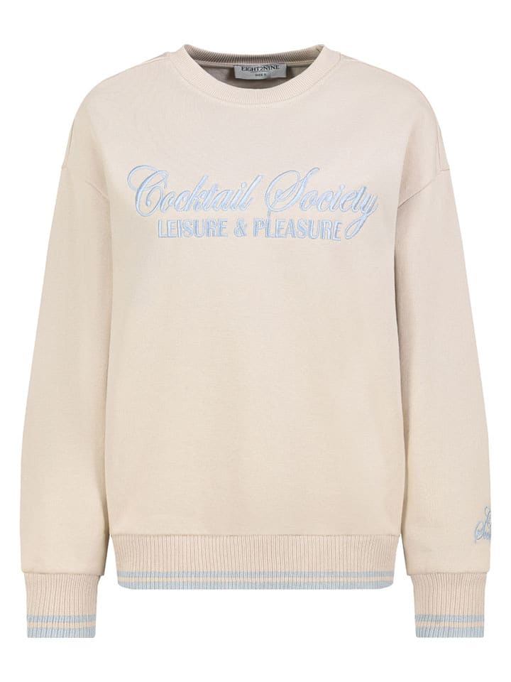 Eight2Nine Bluza w kolorze beżowym rozmiar: XL