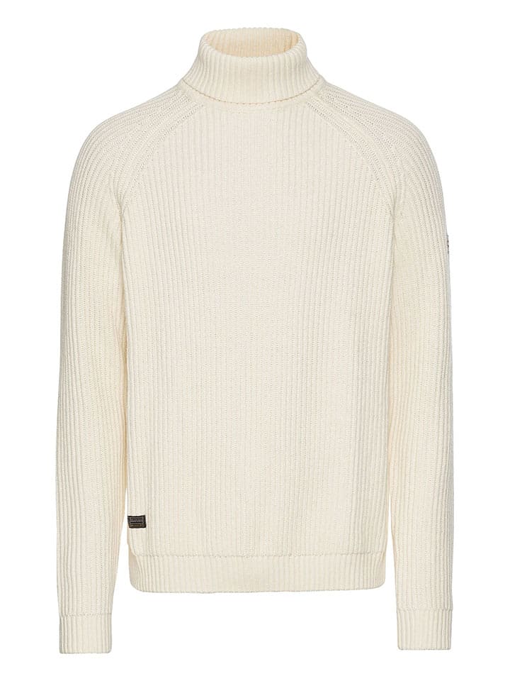 Camel Active Sweter w kolorze kremowym rozmiar: XXL