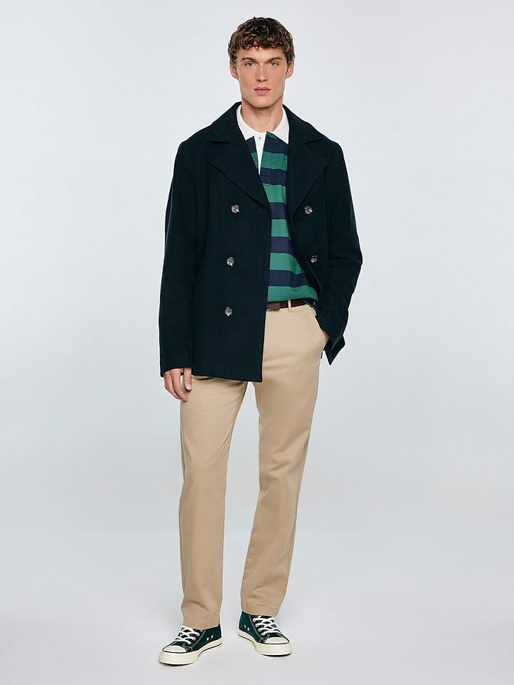 BIG STAR Płaszcz przejściowy w kolorze granatowym rozmiar: M