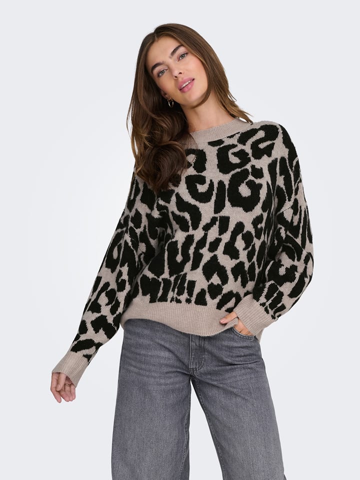 JDY Sweter w kolorze beżowym rozmiar: M