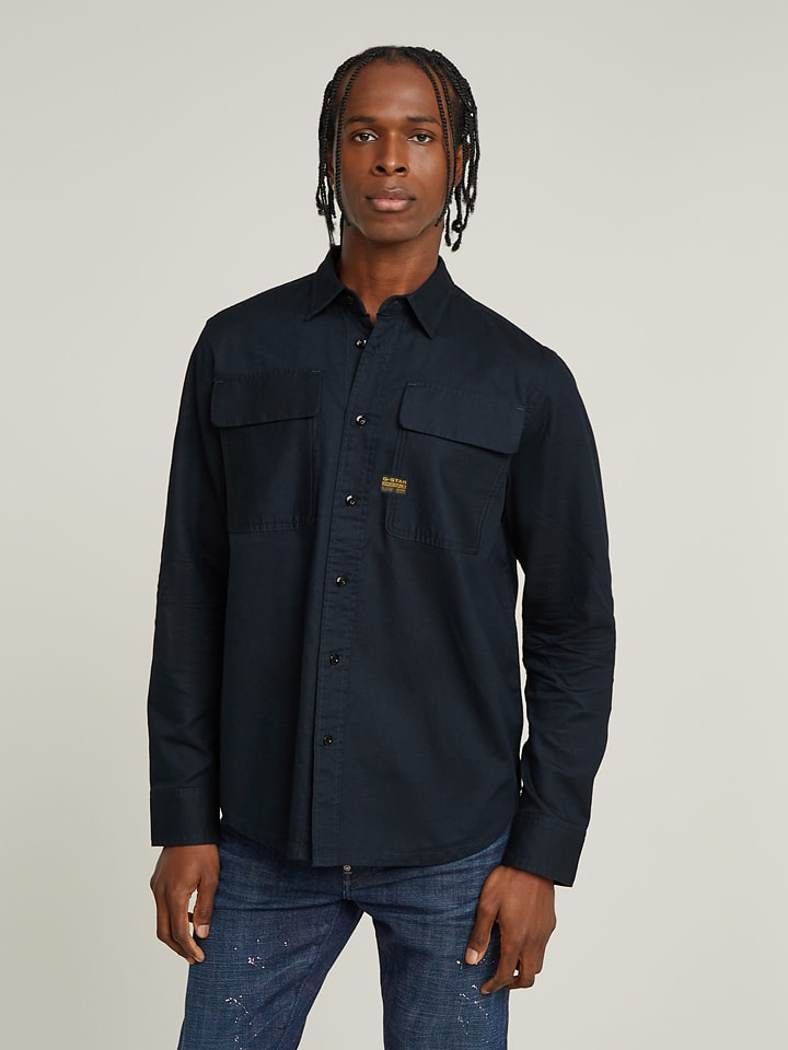 G-Star Koszula - Regular fit - w kolorze granatowym rozmiar: XL