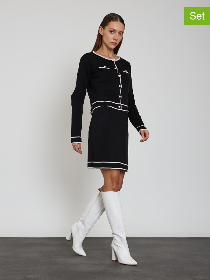 BGN 2-częściowy zestaw w kolorze czarnym rozmiar: 40