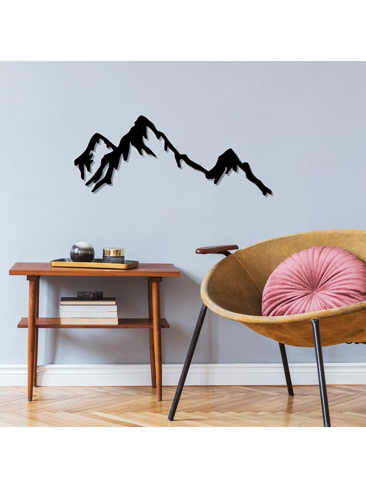 ABERTO DESIGN Dekoracja ścienna "Mountain" - 70 x 45 cm rozmiar: onesize