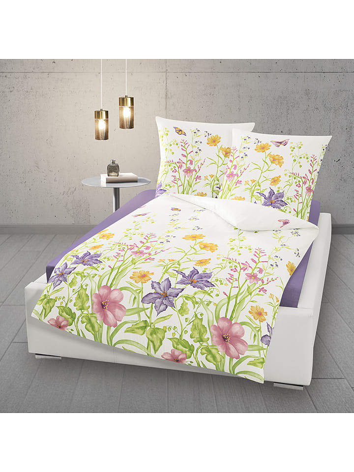 Bierbaum Komplet pościeli dżersejowej ze wzorem rozmiar: 155x220 cm