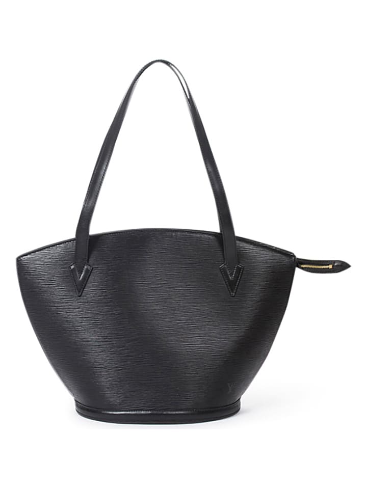 Louis Vuitton Skórzana torebka "St-Jacques GM" w kolorze czarnym - 26 x 30 x 17 cm rozmiar: onesize