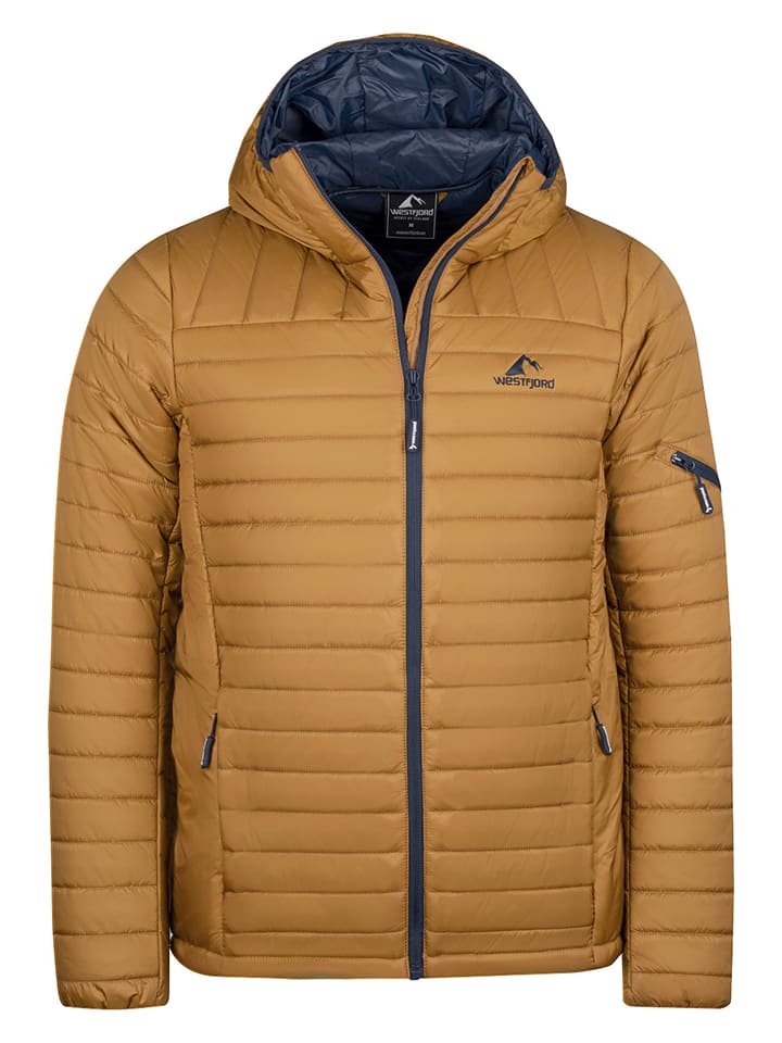 Westfjord Kurtka pikowana "Hekla" w kolorze jasnobrązowym rozmiar: 3XL