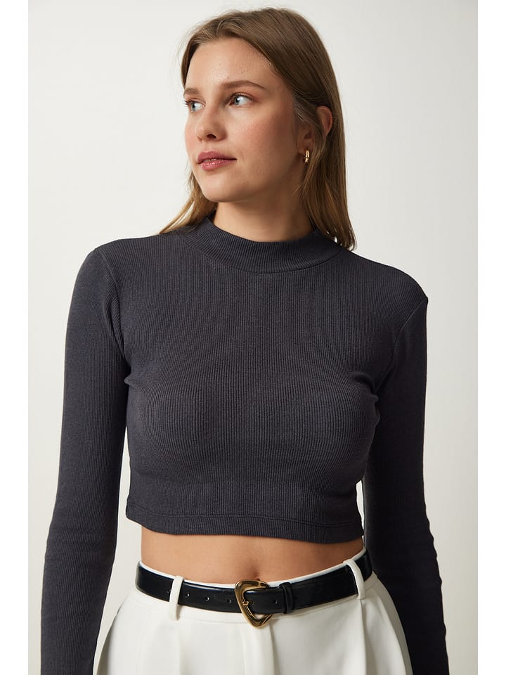 Happiness Istanbul Koszulka w kolorze antracytowym rozmiar: S/M