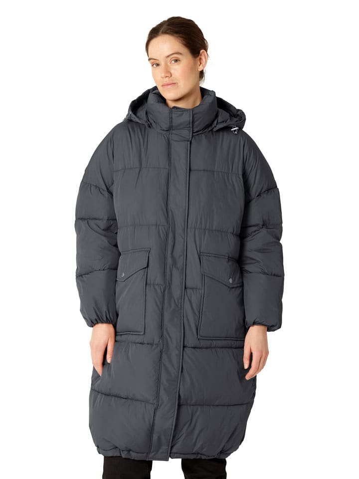 Ilse Jacobsen Płaszcz pikowany w kolorze antracytowym rozmiar: XS/S